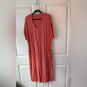 Kyte Baby Women’s Lounge Dress Melon (Size M)